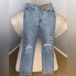 Levi wedgie straight jeans